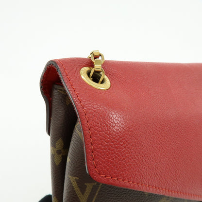 Louis Vuitton Pallas Chain Monogram Canvas and Calfskin, Brown, Canvas, Shoulder Bag