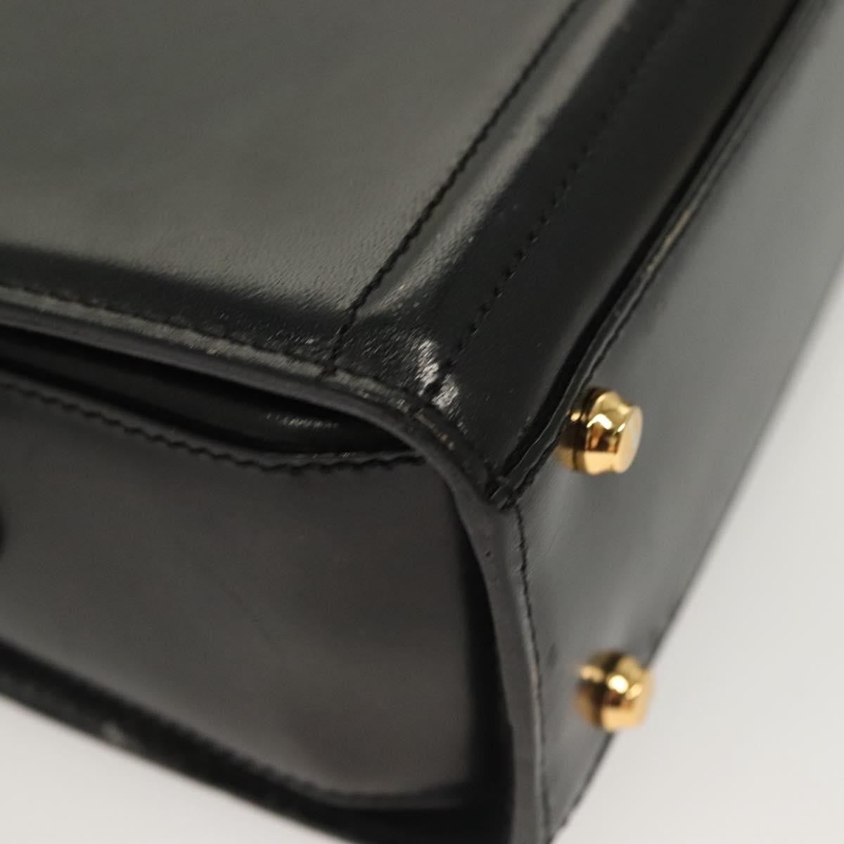 Bally Vintage Leather, Black, Leather, Shoulder Bag
