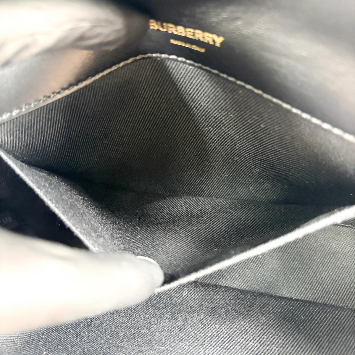 Burberry Lola Bum Quilted Lambskin, Black, Leather, Handbag