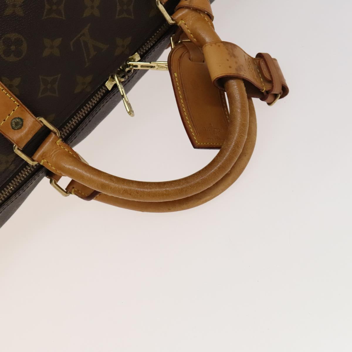 Louis Vuitton Keepall 60, Brown, Canvas, travel