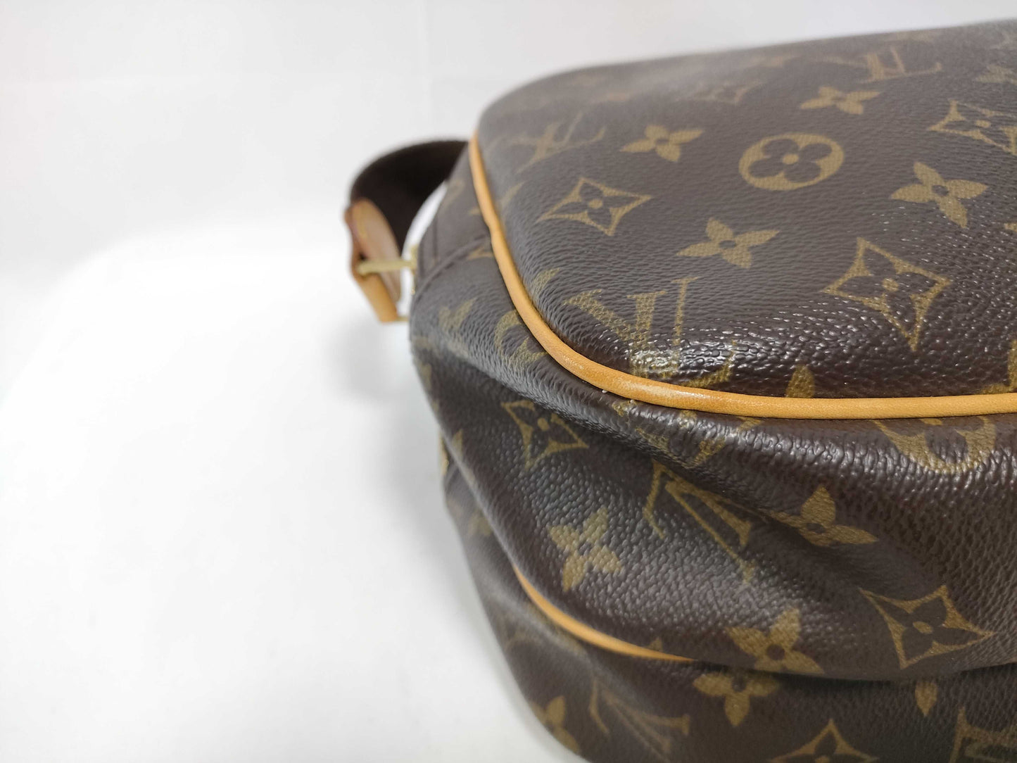 Louis Vuitton Reporter Monogram Canvas, Brown, Canvas, Shoulder Bag