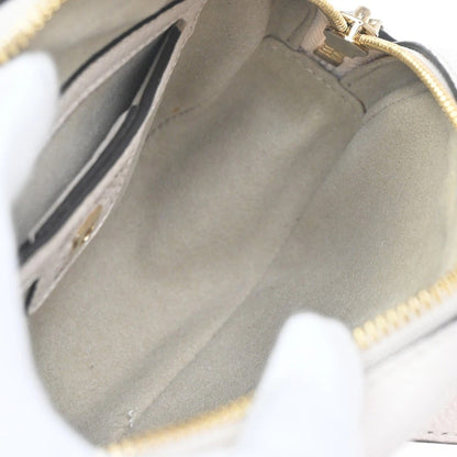 Salvatore Ferragamo City Camera Leather, White, Leather, Handbag