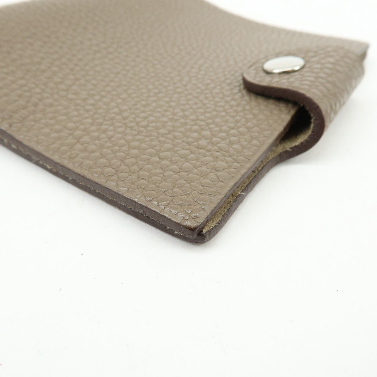 Hermes Ulysses Agenda Cover Leather, Beige, Leather, Briefcase