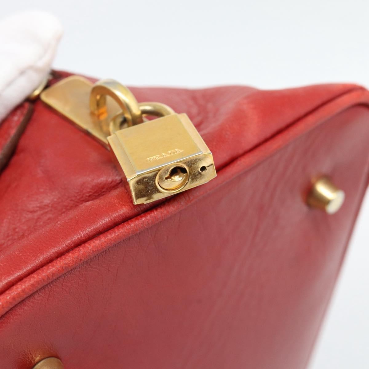 Prada Promenade Saffiano Leather, Red, Leather, Handbag