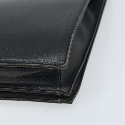 Burberry Vintage Leather, Black, Leather, Briefcase
