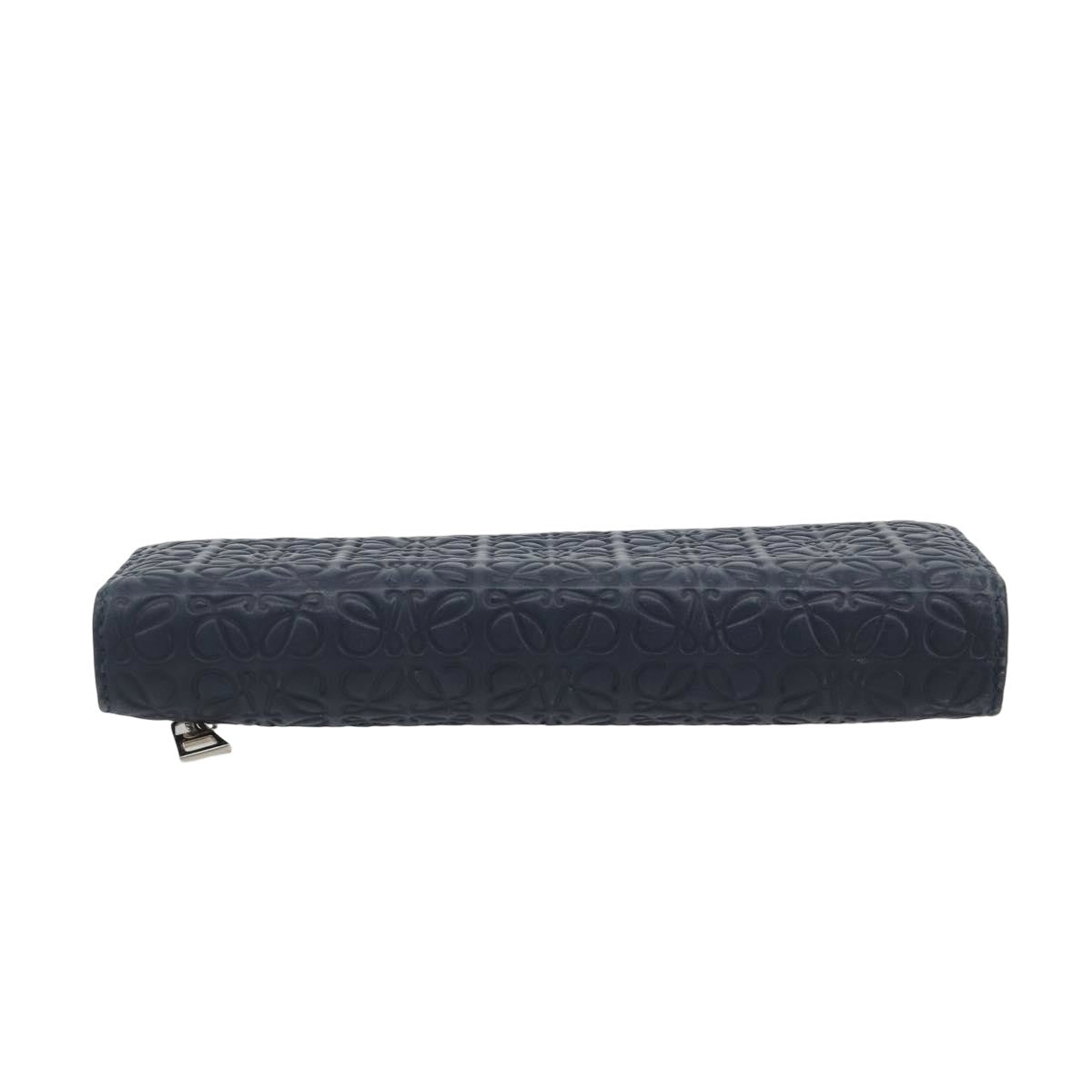 Loewe Anagram Leather, Navy, Leather, Wallet