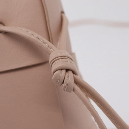 Bottega Veneta Cassette Bucket Maxi Intrecciato Leather, Pink, Leather, Handbag