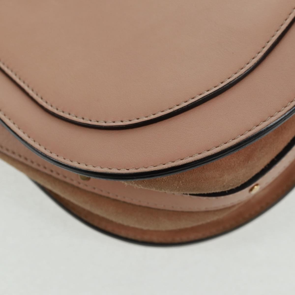 Chloe Nile Leather, Pink, Leather, Handbag