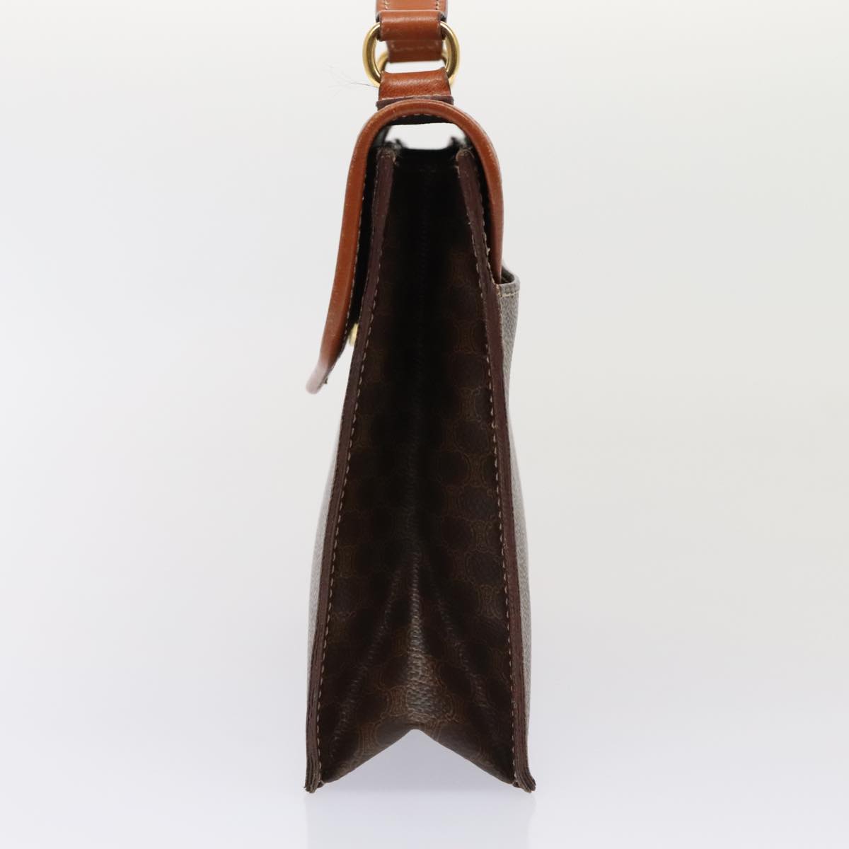 Céline Macadam, Brown, Canvas, handbag