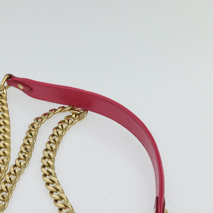 Prada Turnlock, Pink, Leather, shoulder
