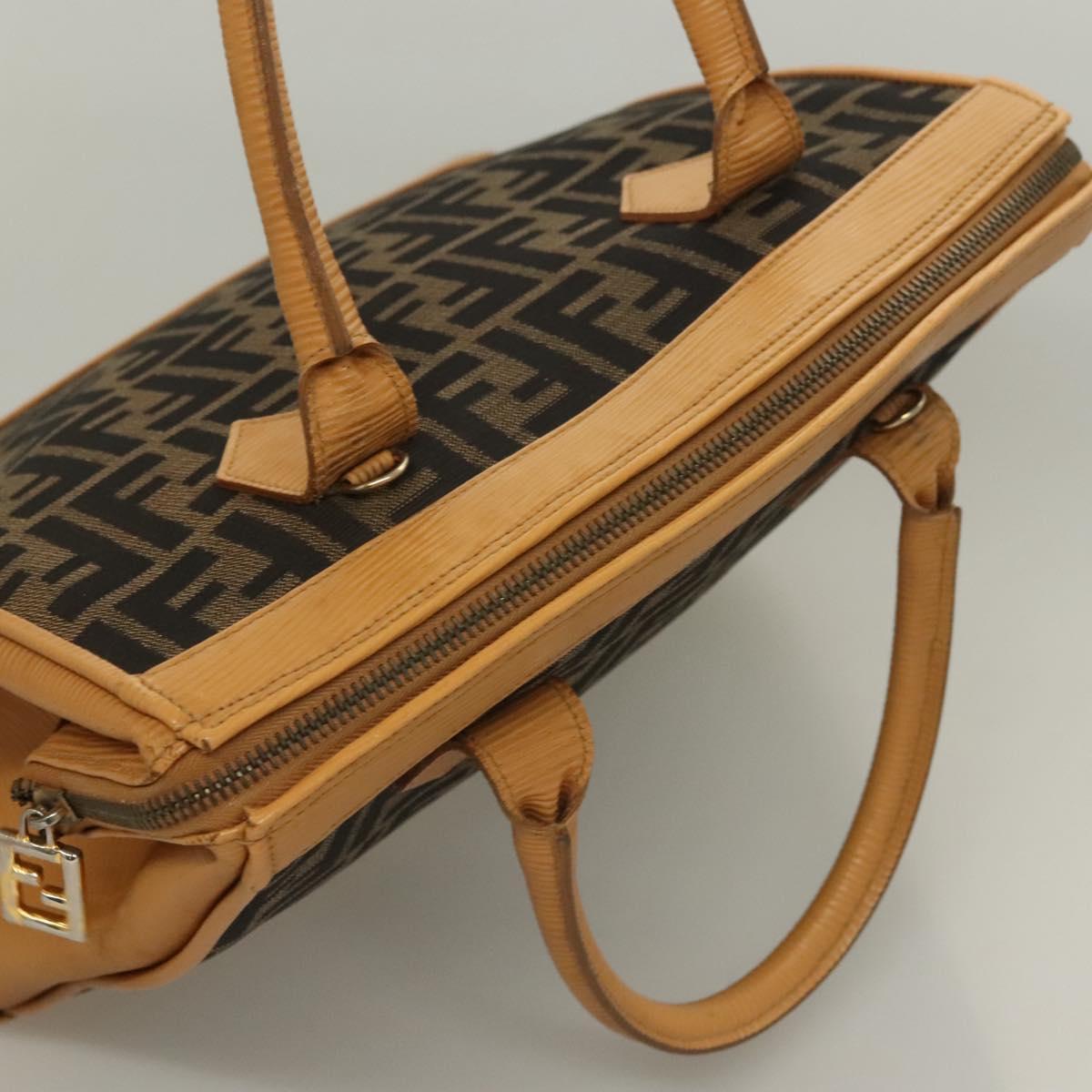 Fendi Zucca, Brown, Canvas, handbag