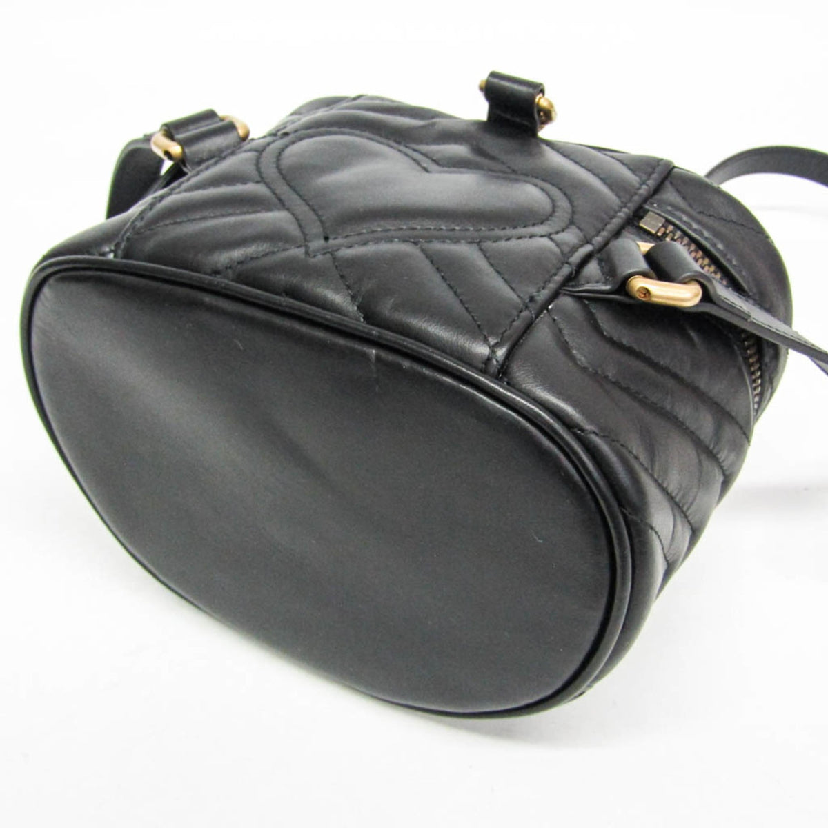 Gucci GG Marmont Vanity Matelasse Leather, Black, Leather, Backpack