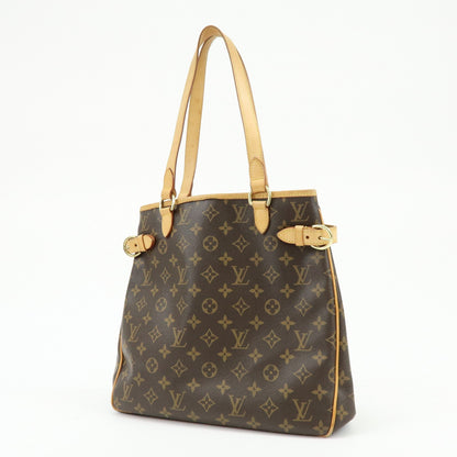 Louis Vuitton Batignolles Monogram Canvas, Brown, Canvas, Tote Bag