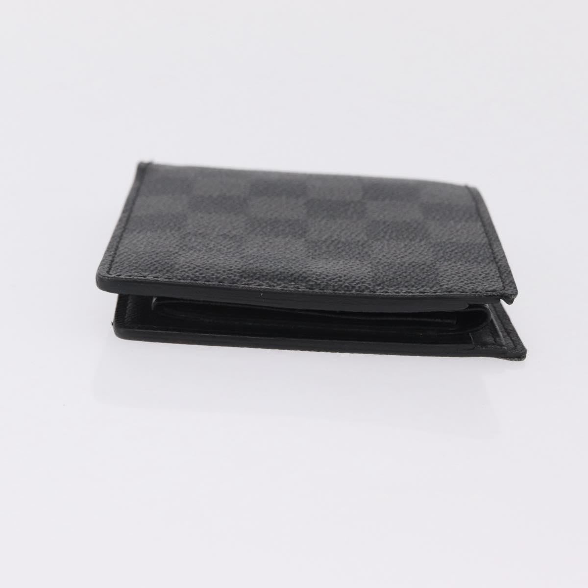 Louis Vuitton Marco Damier Graphite, Gray, Canvas, Wallet