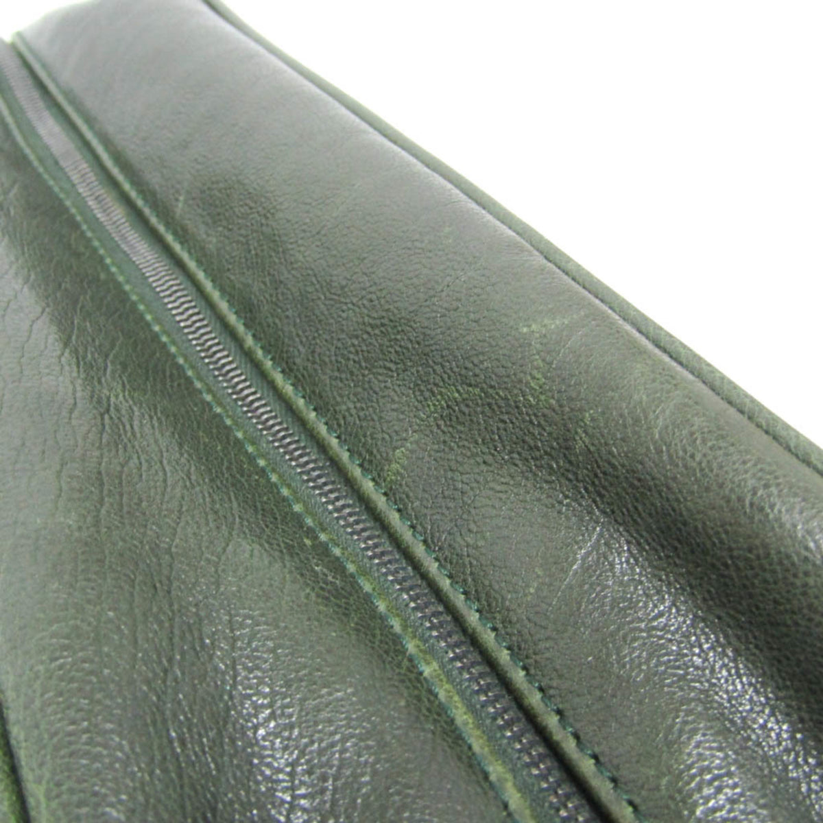 Bottega Veneta Toiletry Case Intrecciato Nappa, Green, Leather, Clutch