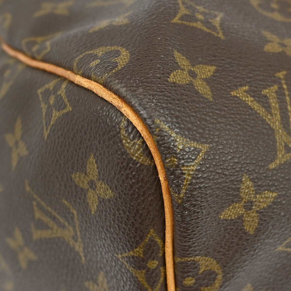 Louis Vuitton Keepall Monogram, Brown, Canvas, Travel Bag