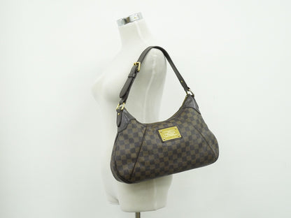 Louis Vuitton Thames Damier Ebene, Brown, Canvas, Shoulder Bag