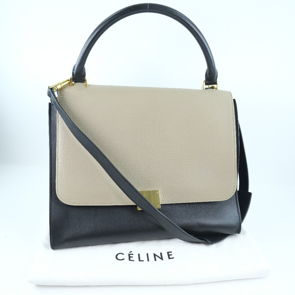 Céline Trapèze, Multicolour, Leather, handbag