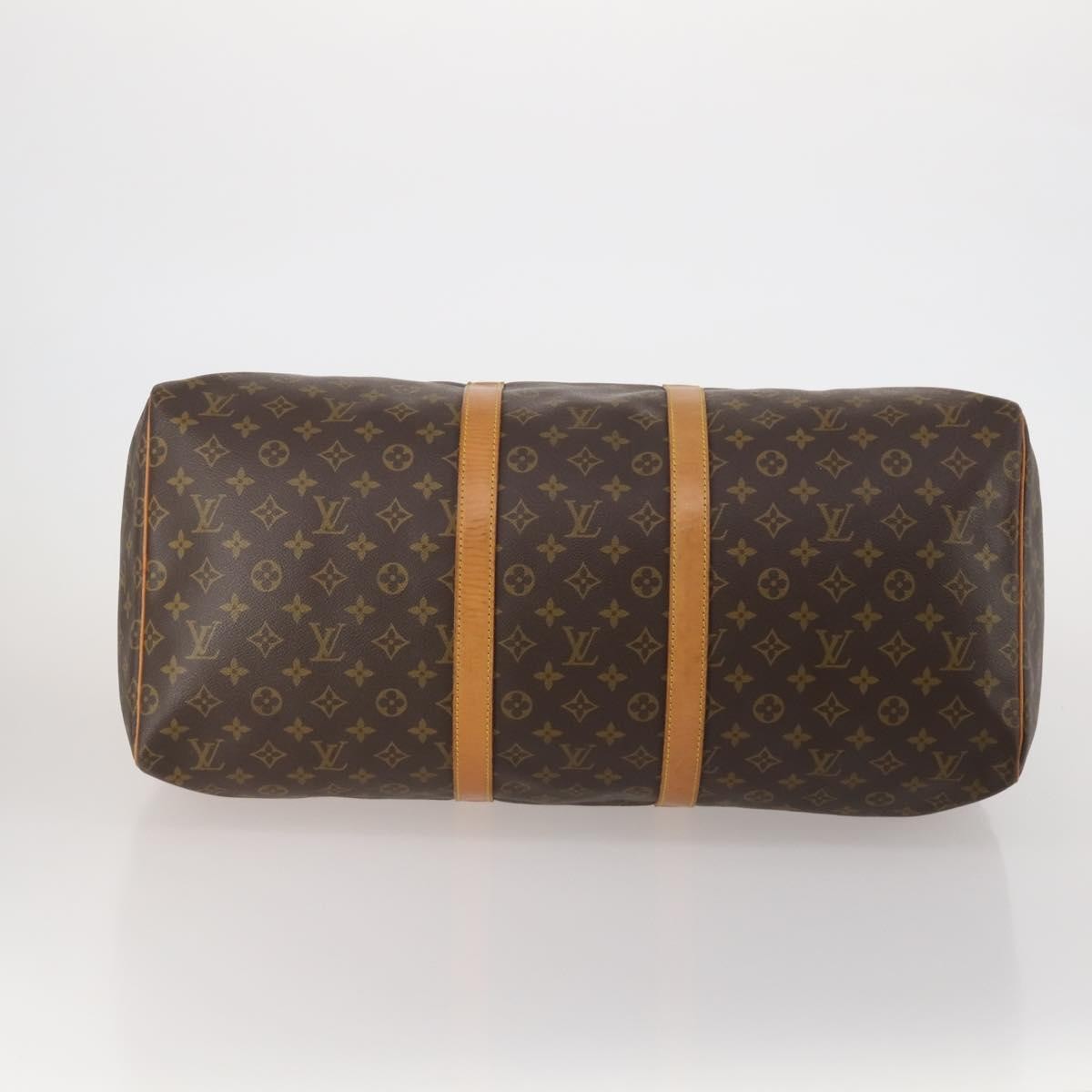 Louis Vuitton Keepall Monogram, Brown, Canvas, Travel Bag