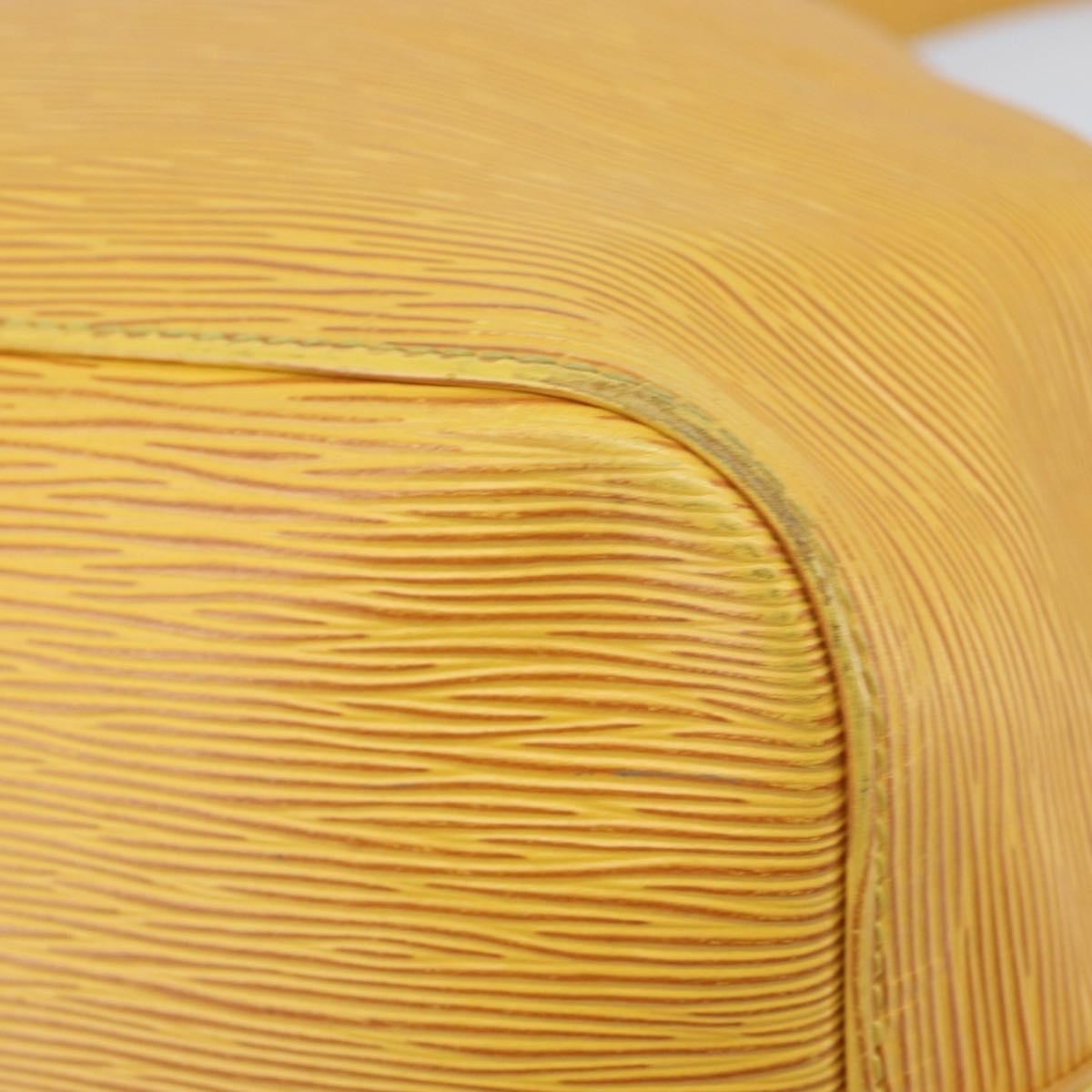 Louis Vuitton Petit Noe Epi Leather, Yellow, Leather, Shoulder Bag