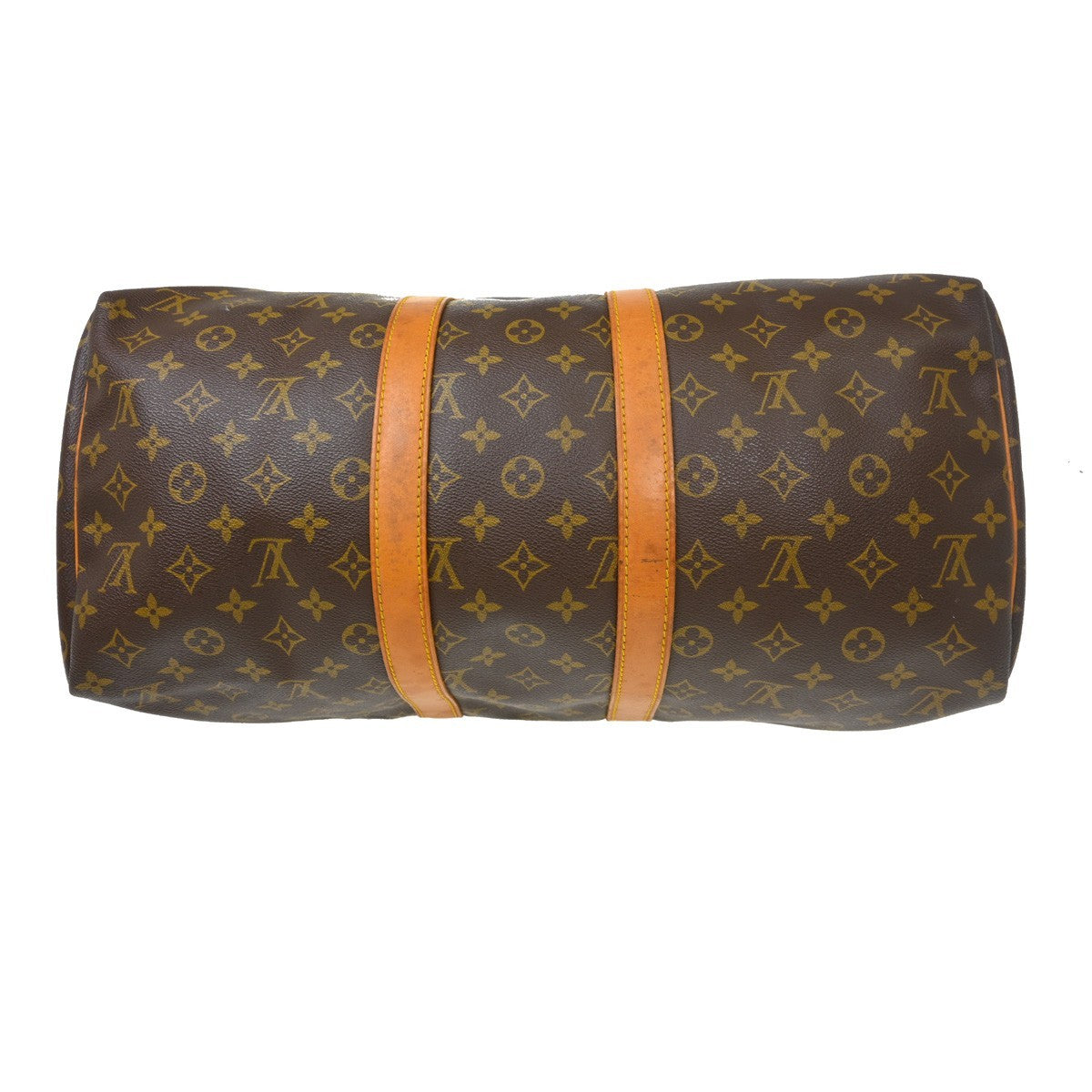 Louis Vuitton Keepall Monogram Canvas, Brown, Canvas, Travel Bag