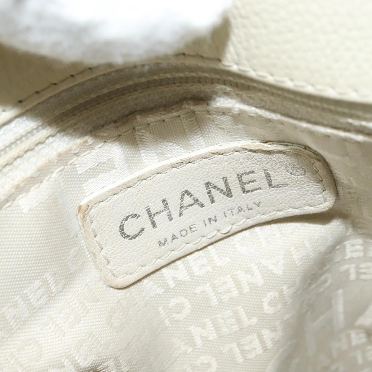 Chanel Reissue Cerf Executive Tote Leather, WHITE, LEATHER, Tote bag