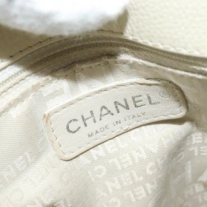 Chanel Reissue Cerf Executive Tote Leather, WHITE, LEATHER, Tote bag