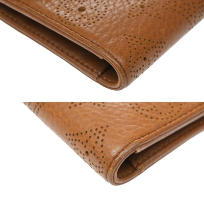 Louis Vuitton Amelia Mahina Leather, Brown, Leather, Wallet