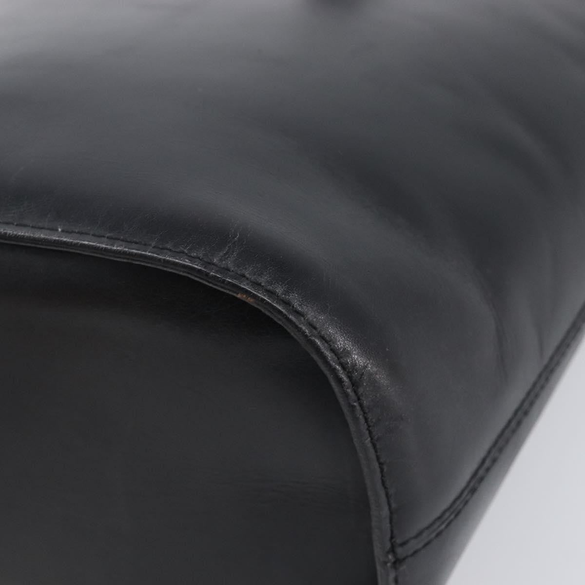 Celine Shoulder bag circle logo Leather, Black, Leather, Shoulder Bag