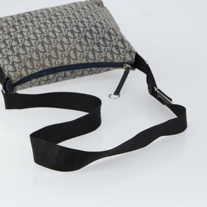 Christian Dior Vintage Trotter Canvas, Navy, Canvas, Shoulder Bag