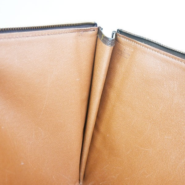 Louis Vuitton Poche Documents Monogram Canvas, Brown, Canvas, Briefcase