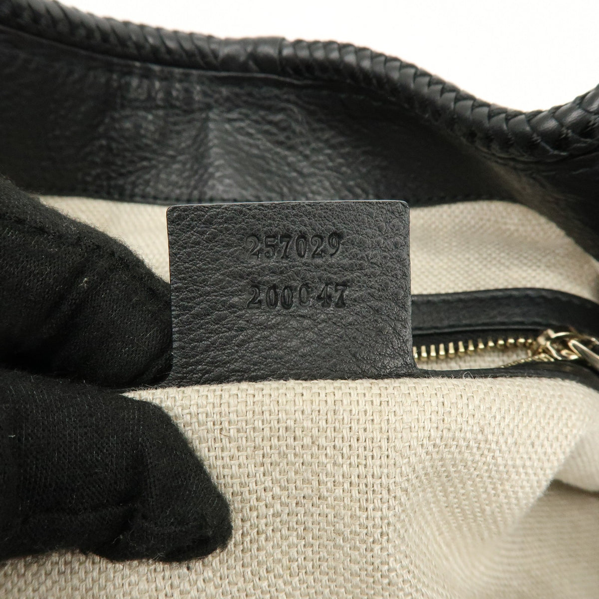 Gucci Marrakech Leather, Black, Leather, Tote Bag