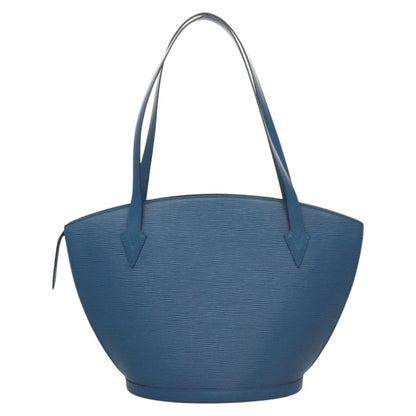 Louis Vuitton Saint Jacques Handbag Epi Leather, BLUE, LEATHER, Handbag