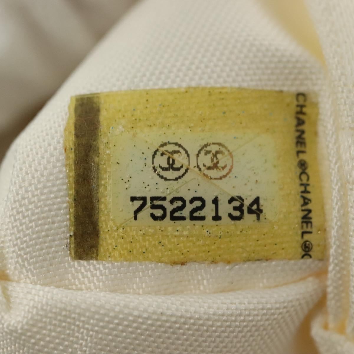 Chanel Cambon Canvas, White, Canvas, Bag