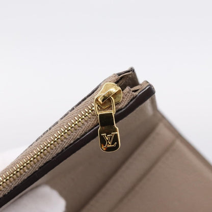 Louis Vuitton Zoe Monogram Empreinte Leather, Beige, Leather, Wallet