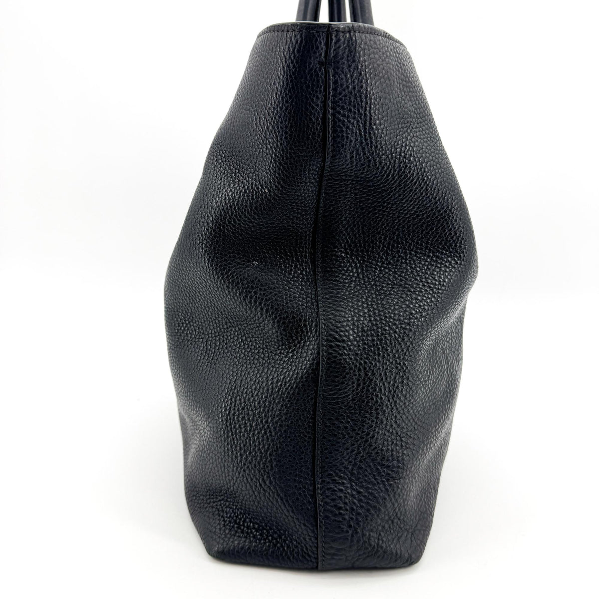 Prada Vitello Daino Leather, Black, Leather, Shoulder Bag