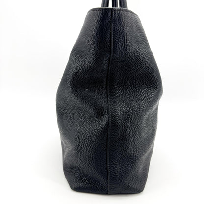 Prada Vitello Daino Leather, Black, Leather, Shoulder Bag