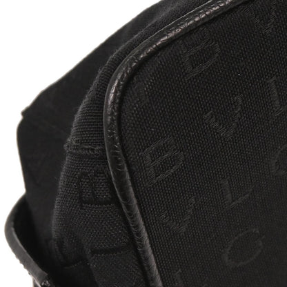 Bvlgari Logomania Canvas, Black, Canvas, Handbag