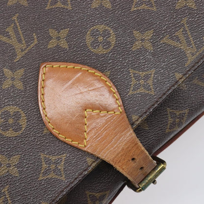 Louis Vuitton Cartouchiere Monogram Canvas, Brown, Canvas, Handbag