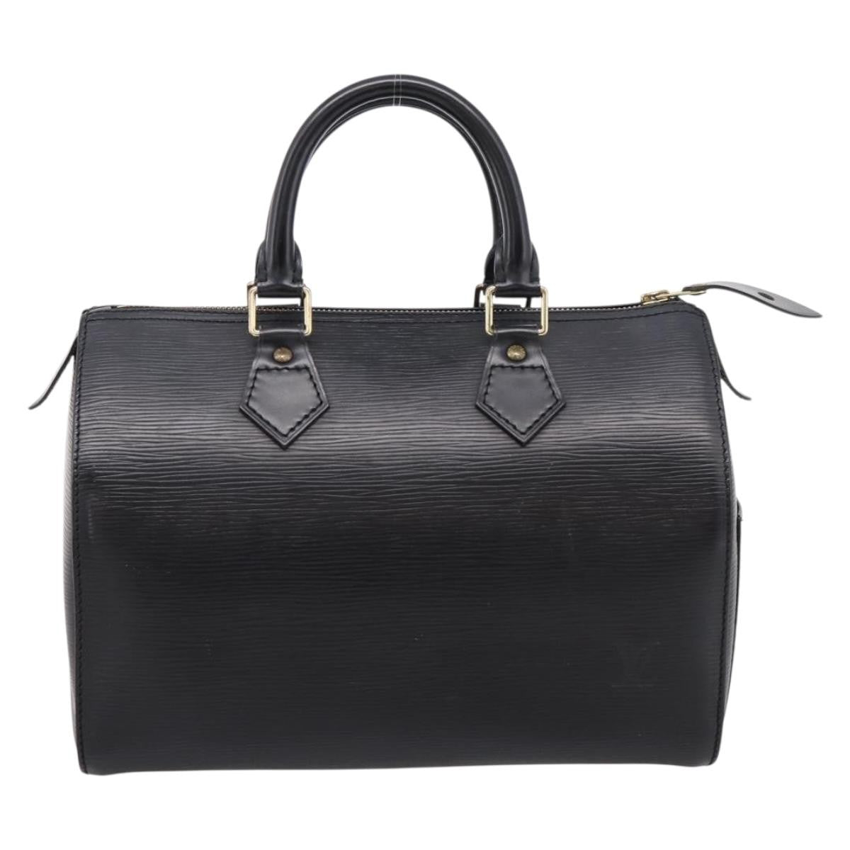 Louis Vuitton Speedy Epi Leather, Black, Leather, Handbag