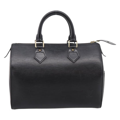 Louis Vuitton Speedy Epi Leather, Black, Leather, Handbag