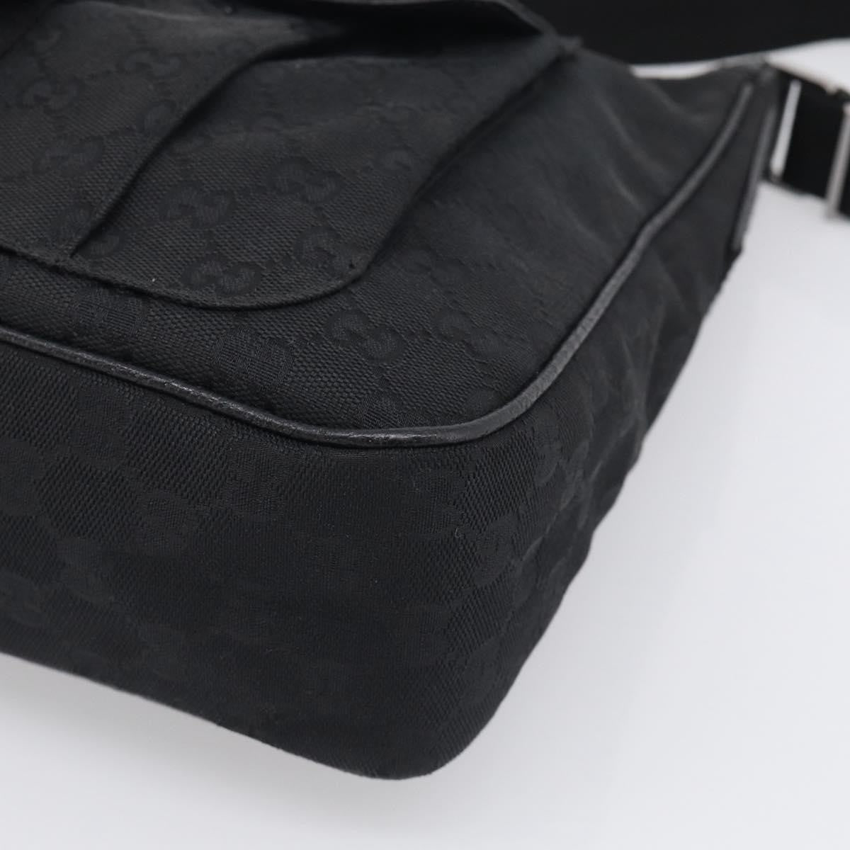 Gucci Shoulder Canvas, Black, Canvas, Shoulder Bag