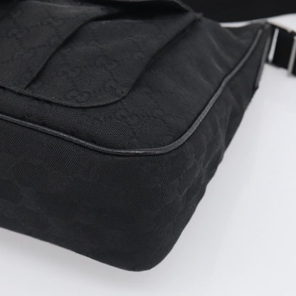 Gucci Shoulder Canvas, Black, Canvas, Shoulder Bag