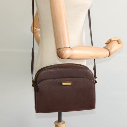 Celine Vintage Turnlock Leather, Brown, Leather, Shoulder Bag