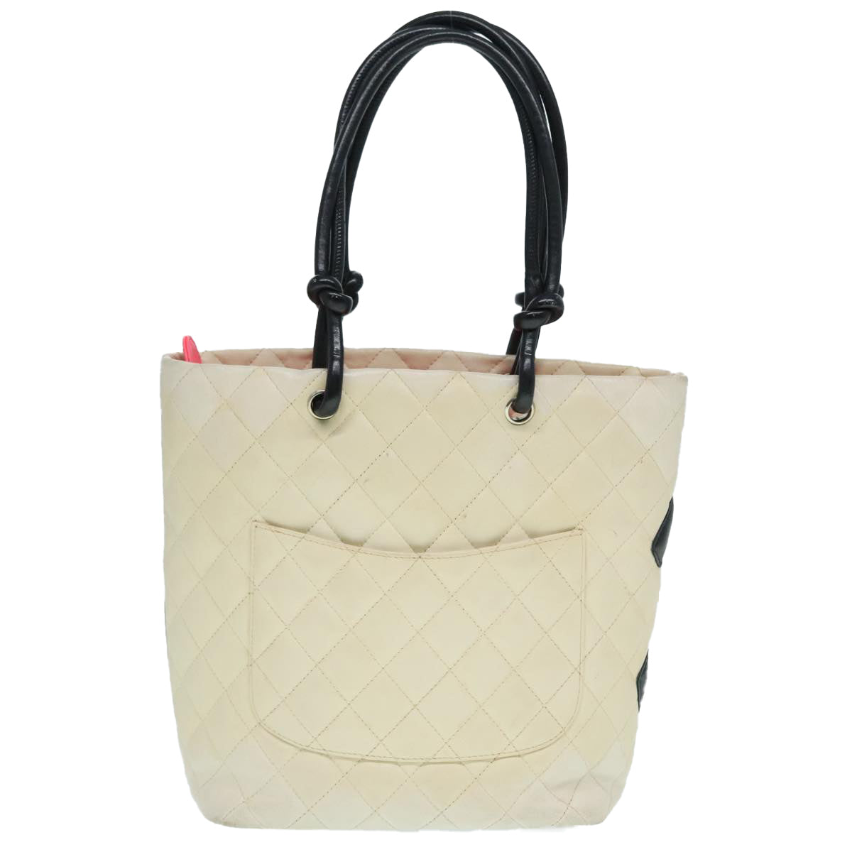 Chanel Cambon line, Beige, Leather, tote