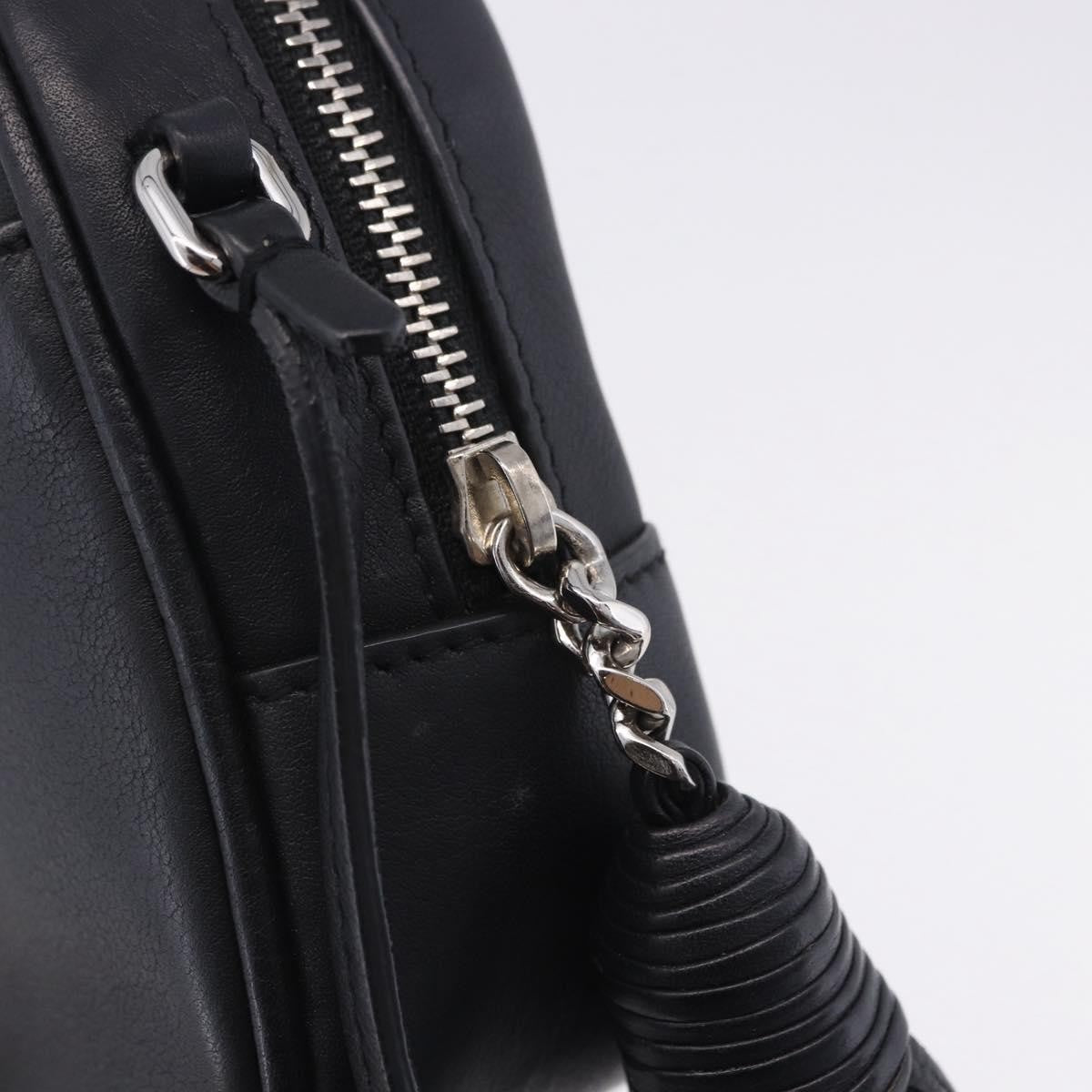 Saint Laurent Classic Monogram Blogger Patch Embellished Leather, Black, Leather, Crossbody Bag