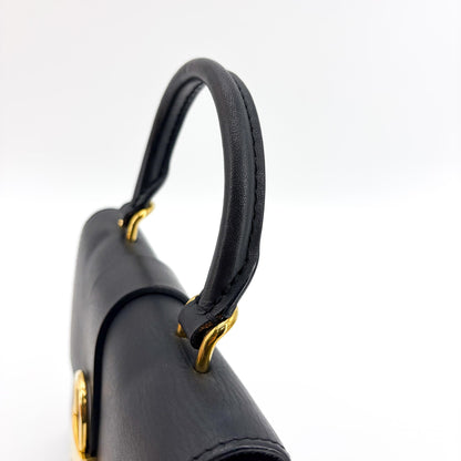 Louis Vuitton Locky Monogram Canvas with Leather, Black, Canvas, Handbag