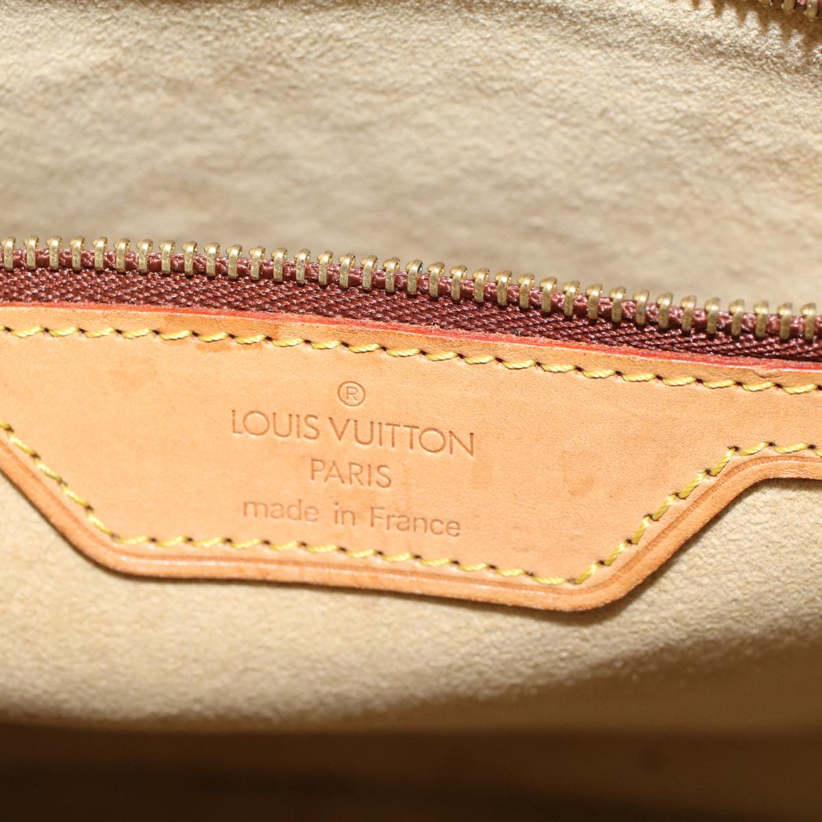 Louis Vuitton Babylone, Brown, Canvas, tote