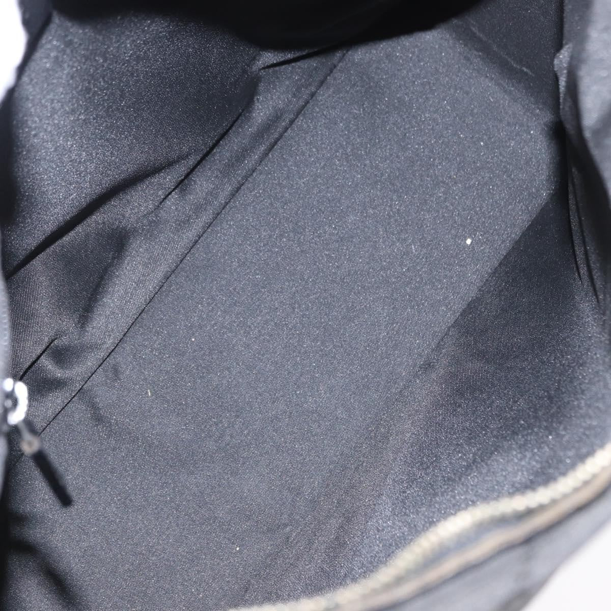 Gucci Vintage Hobo GG Canvas and leather, Black, Canvas, Shoulder Bag