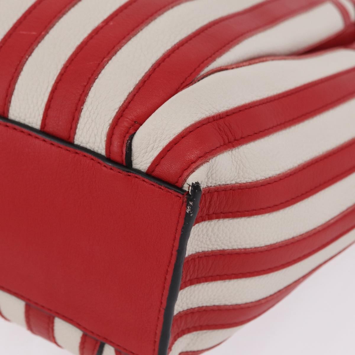 Loewe Flamenco Knot Patchwork Leather, Red, Leather, Handbag